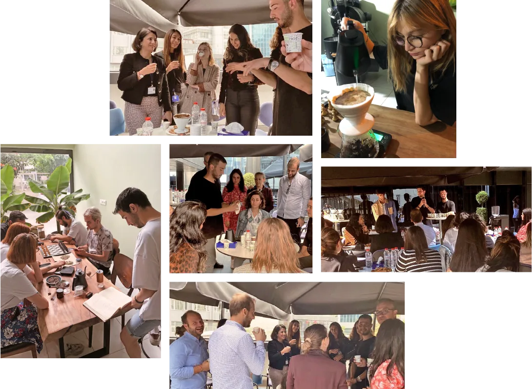 Lucas Coffee workshop'larından kareler